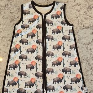 Copper Pearl Sleep Sack, 0-6 Months - Bison Print